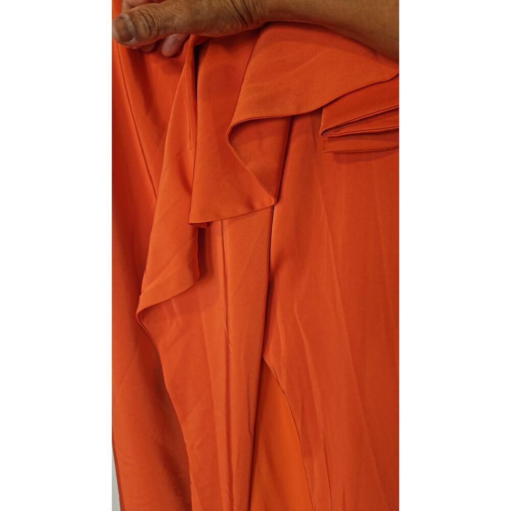 Terani Couture 251E4266 Asymmetric Ruffled Peplum Gown – Size 10 - Picture 4 of 8